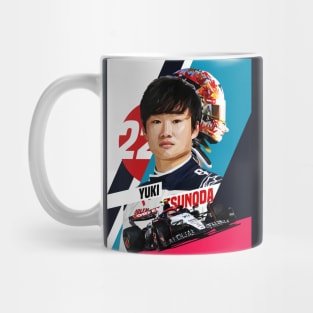 Yuki Tsunoda Low Poly Mug